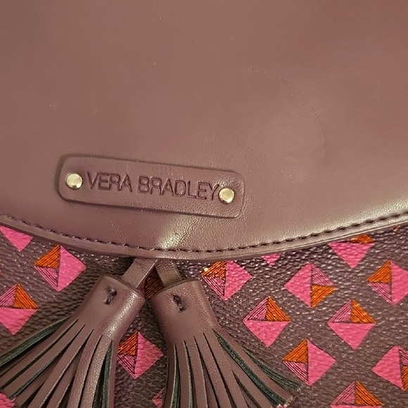 Vera Bradley Purple and Pink Crossbody Bag - Picture 2 of 12